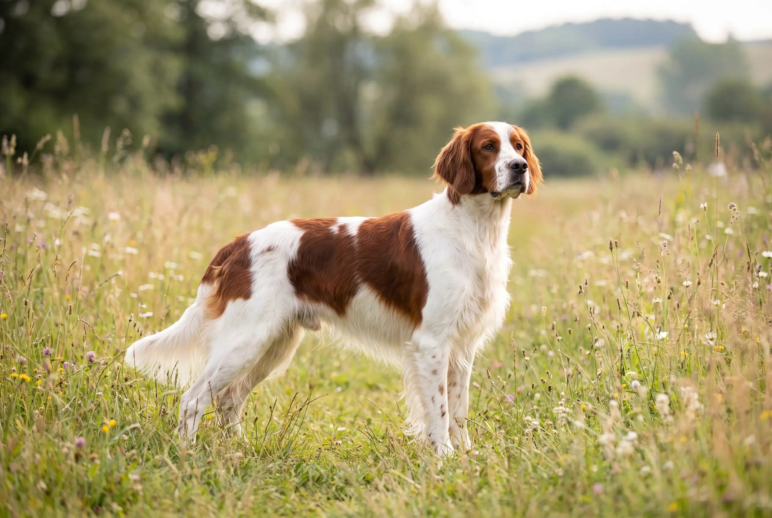 Irish Red and White Setter