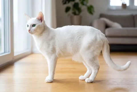 Russian White, Black and Tabby